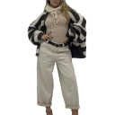 pantalone modello balloon alcantara